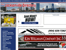 Tablet Screenshot of localjacksonvilledirectory.com